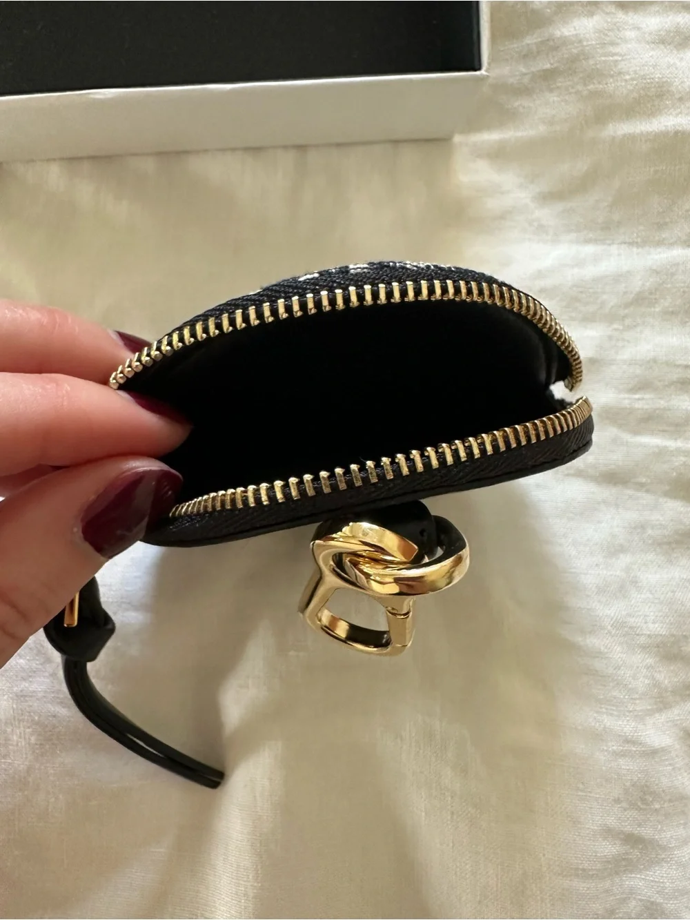 Loewe Anagram Cookie Pouch Coin Purse Bag Charm (NWT)